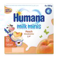 هيومانا بودينج دراق خوخ 4*100 جم