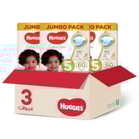 كرتون هجيز حفاضات اطفال عناية فائقة مقاس 5 60 حبة*...