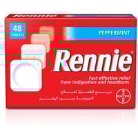 ريني أقراص راحة سريعة من حرقة المعدة والحموضة - 48...