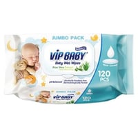 في اي بي مناديل أطفال مبللة بخلاصة الألوفيرا 120 م...