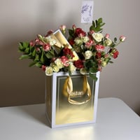 تشوكلت بستاني بتنسيق ورد ملون