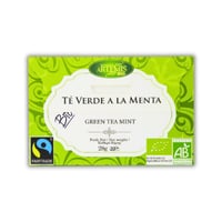 أكياس الشاي الأخضر بالنعناع العضوي 24جم