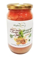 قطع البابايا في عصير الأناناس العضوي