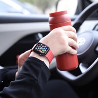 سوار ساعة ابل مغناطيس أحمر مقاس 38/40 من نيتزي