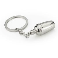 ميدالية مفاتيح شيكر باللون الفضي من باريستار