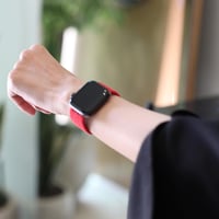 سوار ساعة ابل قماش (أحمر) مقاس 38/40 من نيتزي