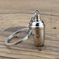 ميدالية مفاتيح شيكر باللون الفضي من باريستار