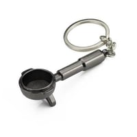 ميدالية مفاتيح قهوة بورتفلتر باللون الأسود من باري...