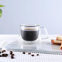 كوب زجاج دبل بسعة 200 مل من باريستار