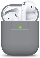 غلاف لسماعة ابل اللاسلكية بلون رصاصي من إيلاقو