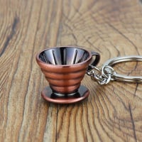 ميدالية مفاتيح قمع ترشيح باللون النحاسي من باريستا...