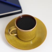 كوب قهوة سيراميك (صلصال أصفر )بسعة 140 مل من باريس...