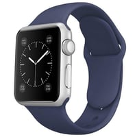 سوار ساعة ابل سيلكون كحلي مقاس 38/40 من نيتزي