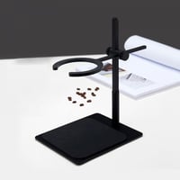 حامل قمع ترشيح القهوة معدني أسود من باريستار