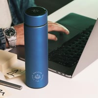 مق ذكي حافظ للحرارة والبرودة أزرق بسعة 450 مل من ب...