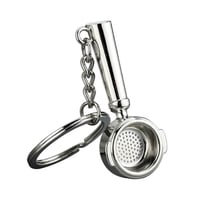 ميدالية مفاتيح قهوة بورتفلتر باللون الفضي من باريس...