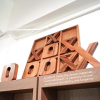 لعبة اكس او الخشبية الفاخرة