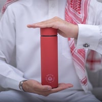 مق ذكي حافظ للحرارة والبرودة أحمر بسعة 450 مل من ب...