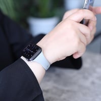 سوار ساعة ابل سيلكون رصاصي مقاس 38/40 من نيتزي