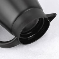 ترمس حافظ للحرارة والبرودة أسود بسعة 600 مل من بار...