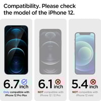 واقي شاشة ايفون زجاج من سبيجن SPIGEN 12 PRO MAX