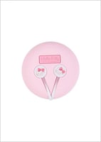 سماعة اذن لون وردي