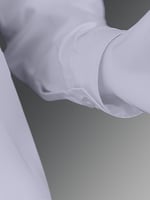 قميص بناتي بياقة دائرية