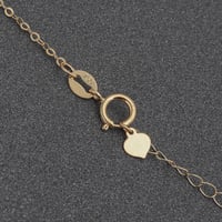 عقد ذهب حلقات متشابكة ( عيار 18 )