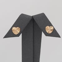 حلق ذهب قلب ( عيار 21 )