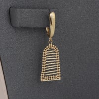 طقم ذهب مخطط ( عيار 18 )