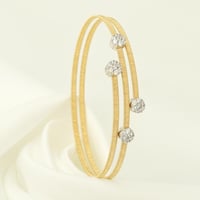 اسورة وخاتم ذهب خيوط الحرير ( عيار 18 )