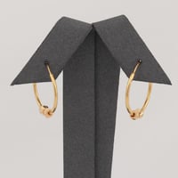 حلق ذهب دائري دوركا ( عيار 21 )