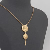 عقد ذهب كرسي جابر ( عيار 21 )