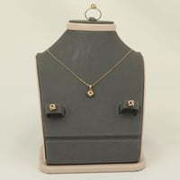 طقم ذهب متداخل ( عيار 18 )