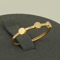 خاتم ذهب ثلاث دوائر ( عيار 18 )