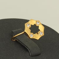 طقم ذهب الخلية الدائرية ( عيار 21 )