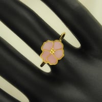 خاتم ذهب زهرة ( عيار 18 )