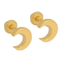 حلق ذهب الهلال ( عيار 18 )