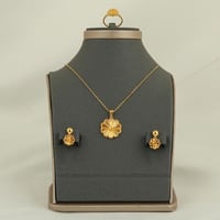 طقم ذهب الزهرة ( عيار 21 )