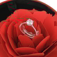 تغليف هدايا قلب الورد الفاخر (( فقط للخواتم ))