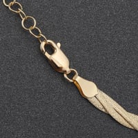 عقد ذهب ضفاير ( عيار 18 )