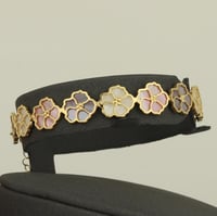 اسوره ذهب زهور ( عيار 18 )