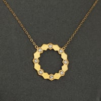 طقم ذهب الخلية الدائرية ( عيار 21 )