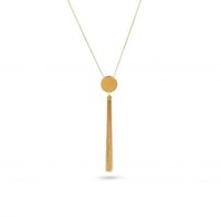 عقد ذهب ناعم دائري برشرش ( عيار 18 )