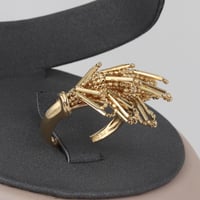 طقم ذهب الرشارش بجانبين مميز (عيار 18)