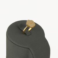 خاتم ذهب الزهرة اللامعة ( عيار 18 )