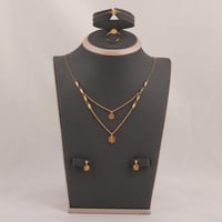 طقم ذهب الزهرة دورين ( عيار 21 )