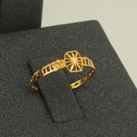 طقم ذهب مستطيل اطفال ( عيار 21 )