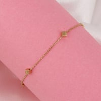 اسورة ذهب مربعات ( عيار 18 )