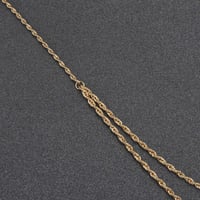 عقد ذهب مبروم دورين ( عيار 18 )